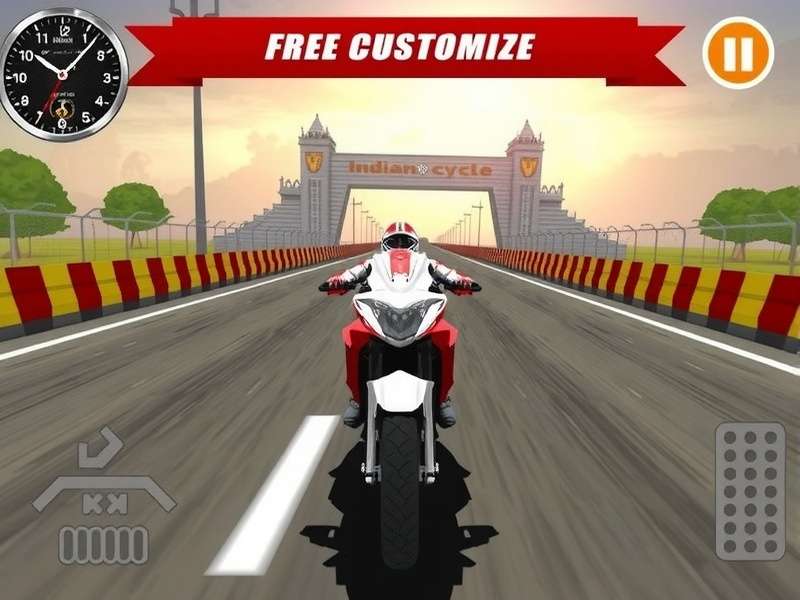 Indian Cycle Sprint Game Screenshot